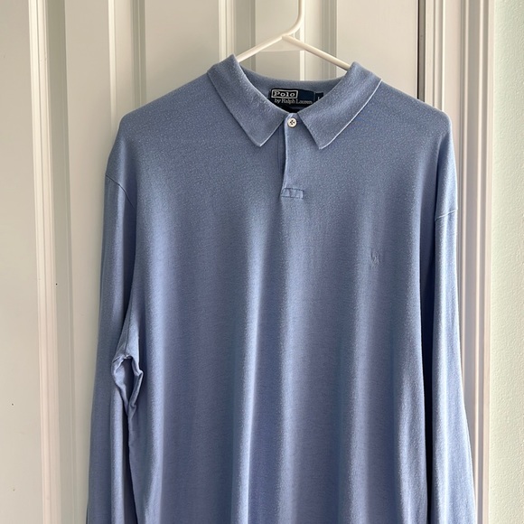Polo by Ralph Lauren Large light blue long sleeve - Picture 1 of 5